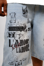 Load image into Gallery viewer, L’Amour Myelle Love is Love Jorts
