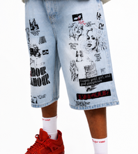 Load image into Gallery viewer, L’Amour Myelle Love is Love Jorts
