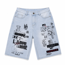 Load image into Gallery viewer, L’Amour Myelle Love is Love Jorts
