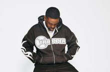 Load image into Gallery viewer, Trapper Flame Hoodie Black
